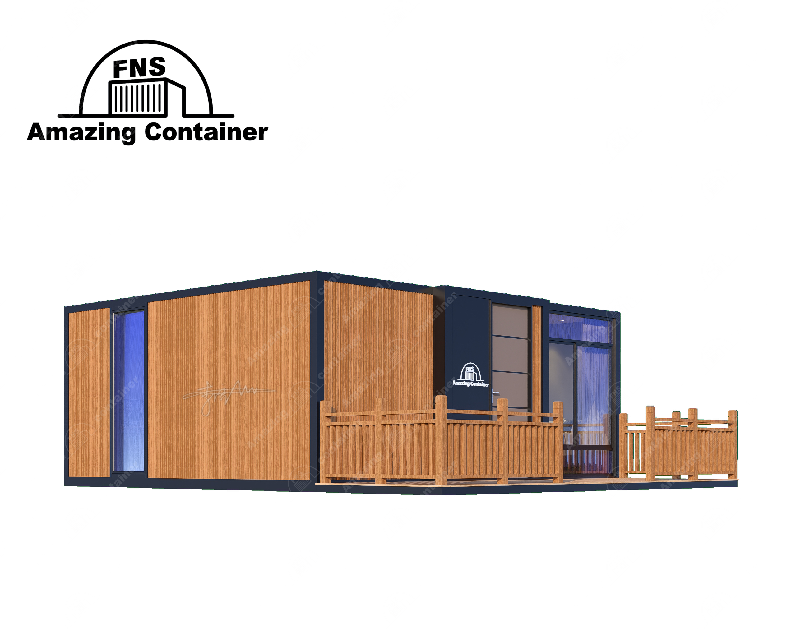 Expandable container house