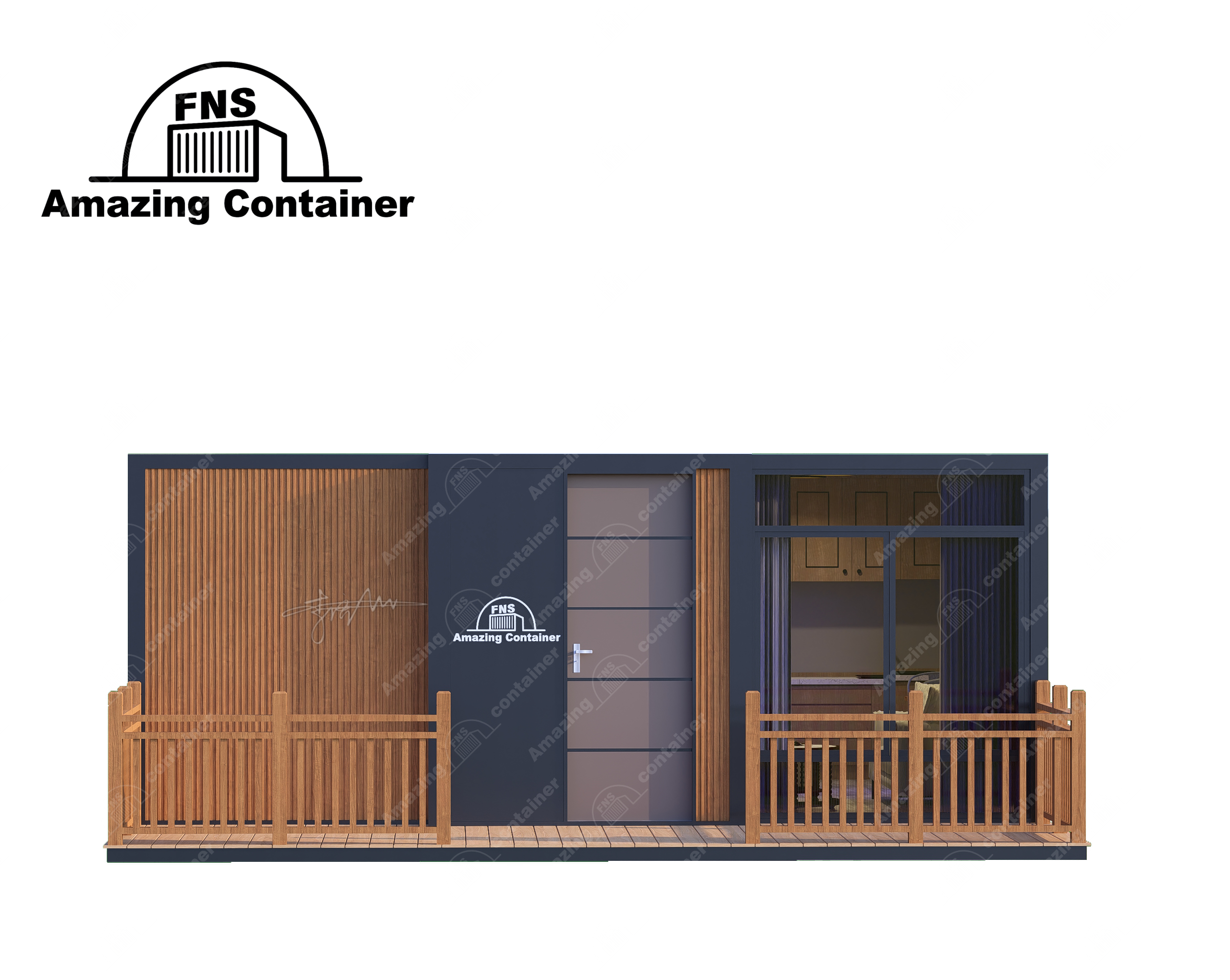 Expandable container house