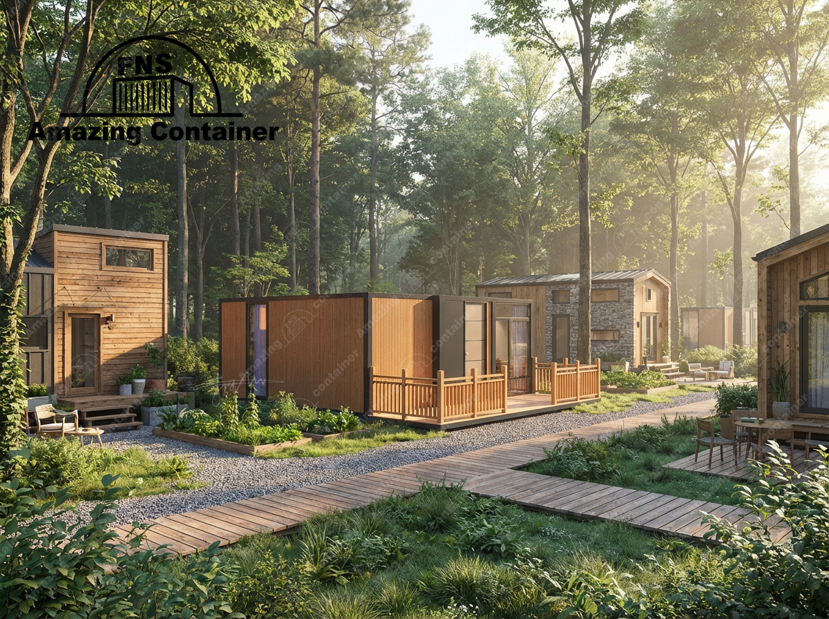 Expandable container house