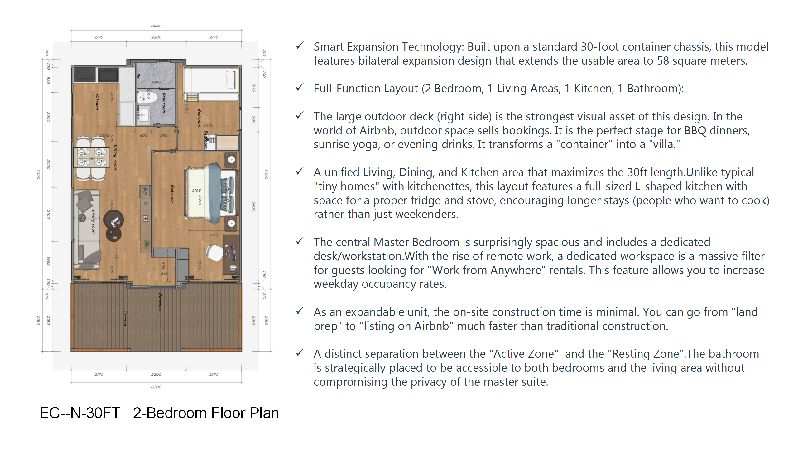 Expandable container house  8